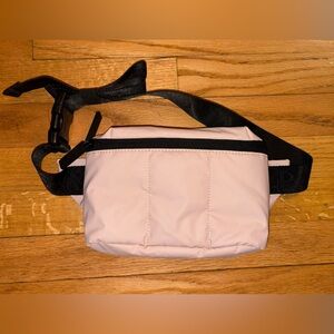 Calpak Luka mini Belt bag in Rose Quartz